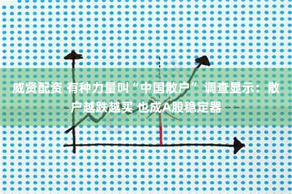 威贤配资 有种力量叫“中国散户” 调查显示：散户越跌越买 也成A股稳定器